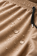 Bermuda Tactel Elastano Bege Impermeável