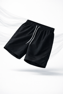 Bermuda Tactel Elastano Preto Impermeável