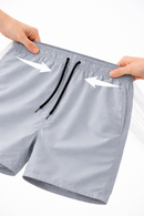 Bermuda Tactel Elastano Cinza Impermeável