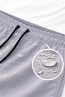 Bermuda Tactel Elastano Cinza Impermeável