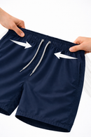 Bermuda Tactel Elastano Azul Marinho Impermeável