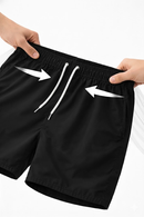 Bermuda Tactel Elastano Preto Impermeável