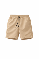 Bermuda Tactel Elastano Bege Impermeável