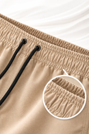 Bermuda Tactel Elastano Bege Impermeável